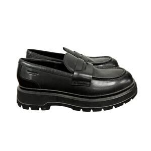Vagabond Black Leather Loafers